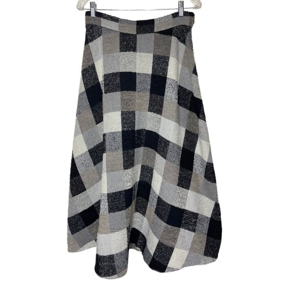 COCheckered Wool Maxi Skirt Spring Summer 2020 Collection